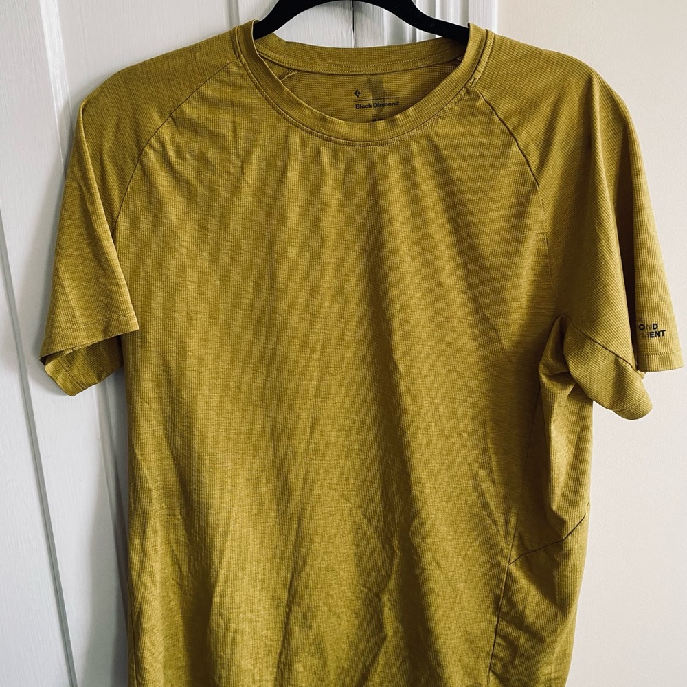 Black Diamond, Mustard Yellow Athletic Shirt